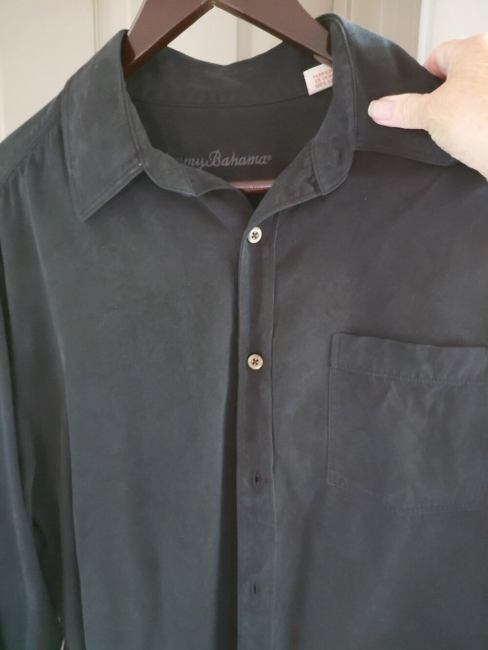 Tommy Bahama Silk Blouse Size M/M - Picture 4 of 6